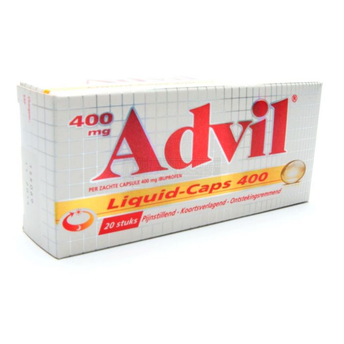 Advil liquid caps 400 mg à 20 stuks