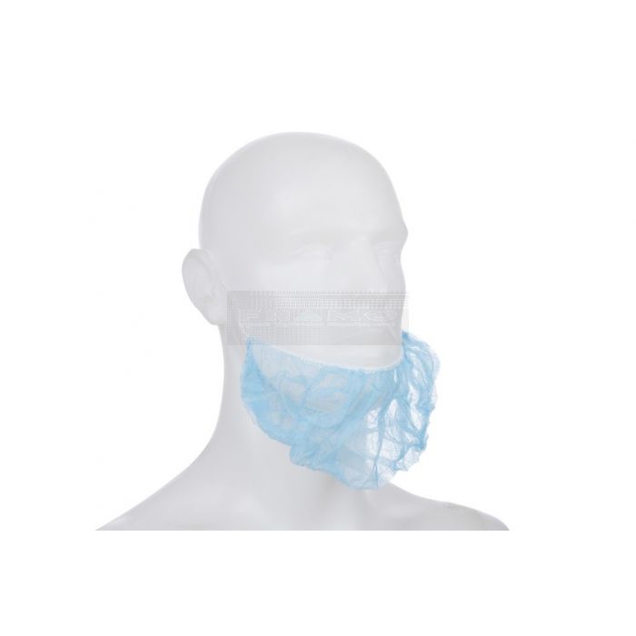 Disposable baardmasker doos à 100 stuks blauw