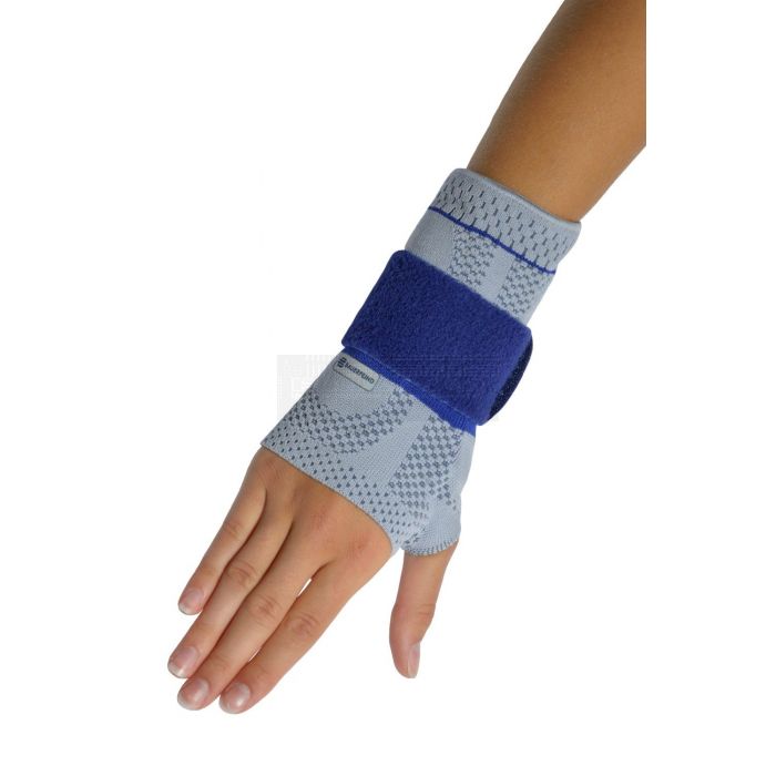 Bauerfeind ManuTrain actieve bandage ter ondersteuning van het polsgewricht bovenzijde FRAMO