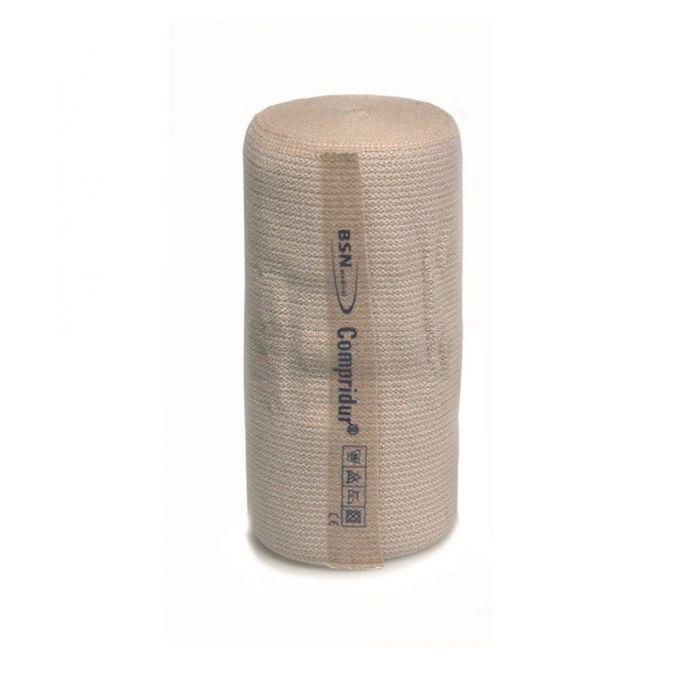 Compridur 12 cm x 5 meter, korte rek (50%) zwachtel - 5 stuks