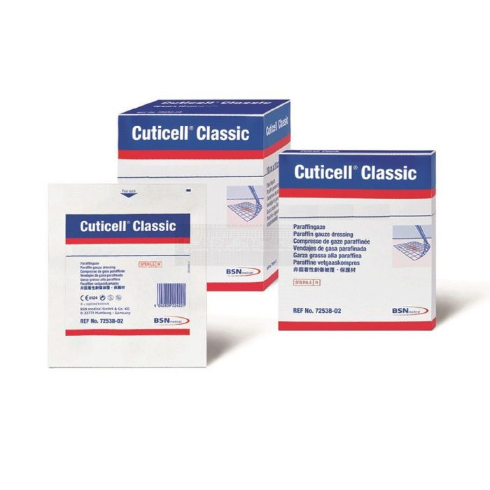 Cuticell Classic zalfgaaskompres 5 cm x 5 cm à 5 stuks