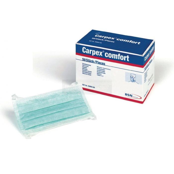 Carpex comfort disposable mondmasker à 50 stuks