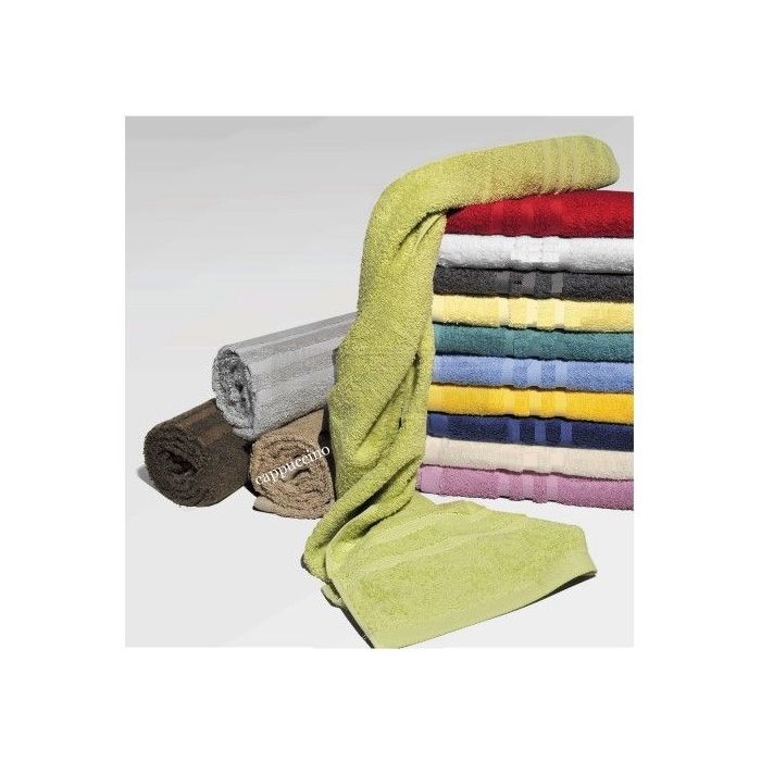 Handdoek - gastendoekje 30 cm x 50 cm Wit (00), Geel (11), Vanille (14), Rood (33), Mandarijn - Oranje (38), Oudroze (39), Marineblauw (51), Lichtblauw (53), Petrol (54), Ecru (70), Choco (71), Cappuccino (75), Limoen (82), Zilvergrijs (90) en Antraciet (