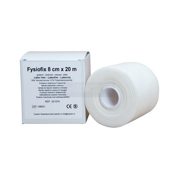 FysioFix fixatiewindsel latexvrij 8 cm x 20 meter (NIEUW)
