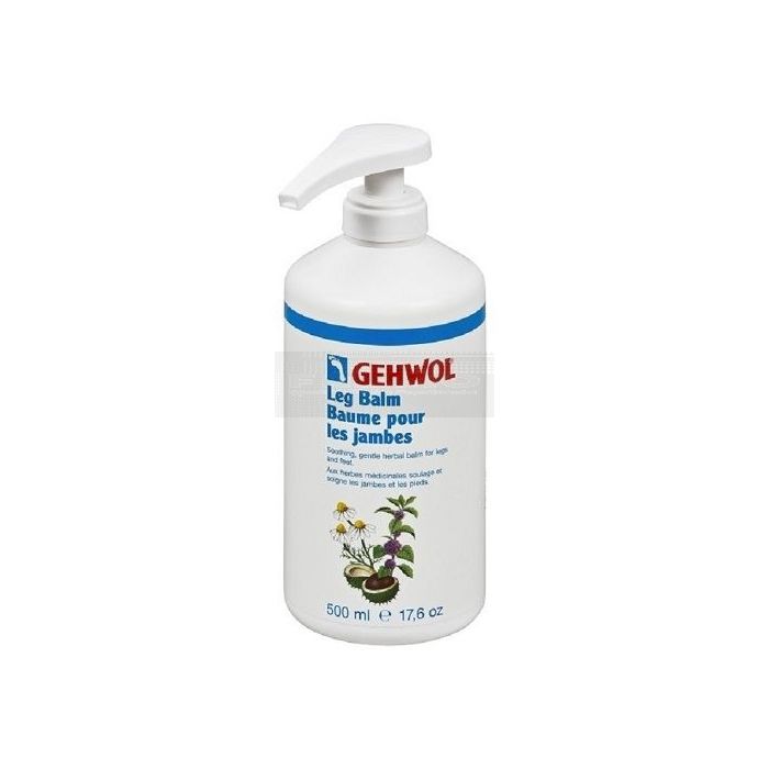Gehwol beenbalsem met pomp en verzorgende kruiden 500 ml