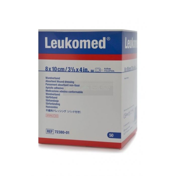 LeukoMed eilandpleister steriel 8 cm x 10 cm à 50 stuks