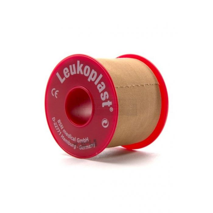 Leukoplast beige fixatiepleister 5 cm x 9,2 meter