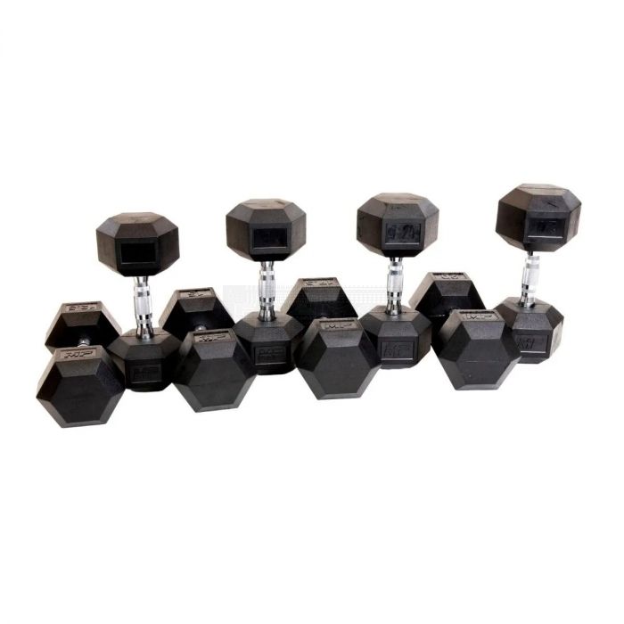 Hexagonale dumbbells per paar voor professionele krachttraining