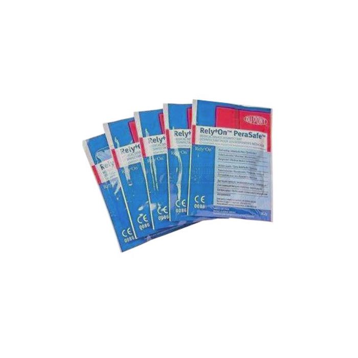 Perasafe sterilisatiemiddel voor spirometers, doos met 5 zakjes à 16,2 gram