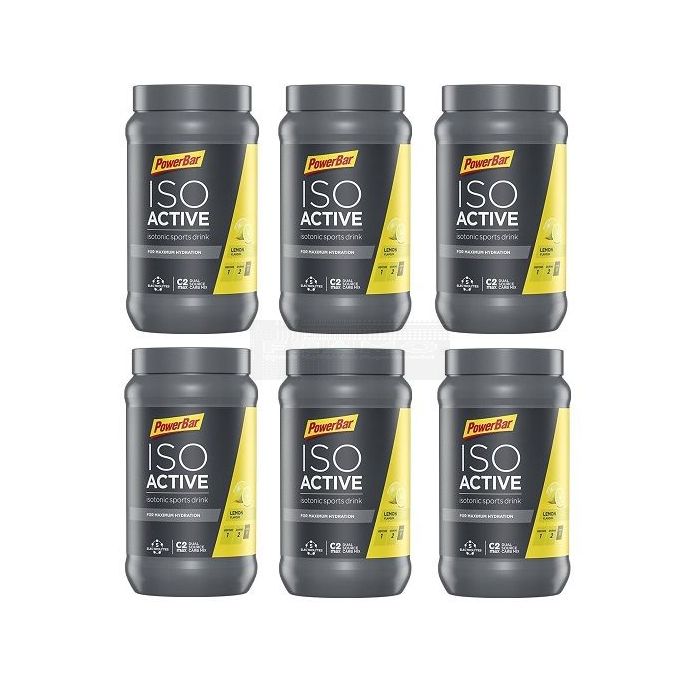 PowerBar IsoActive sportdrank lemon 6 x 600 gram