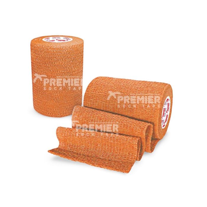 Premier socktape PRO WRAP 7,5 cm oranje