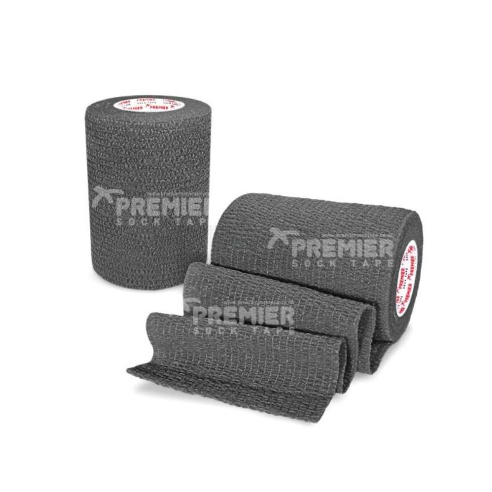 Premier socktape ProWrap sokkenbandage - kousenbandage 7,5 cm antraciet grijs
