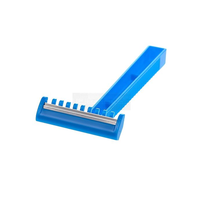 Scheermesje disposable voor eenmalig gebruik met dubbelsnijdend mesje