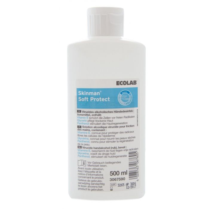 Skinman Soft Protect 500 ml | Virucide handdesinfectie - Ecolab