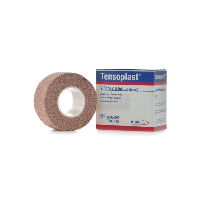 Tensoplast elastische kleefzwachtel 2,5 cm x 4,5 meter