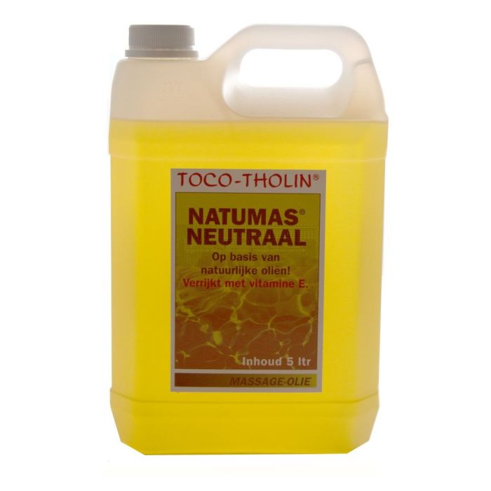 Toco Tholin Natumas Neutraal massageolie 5 liter – professionele neutrale massageolie
