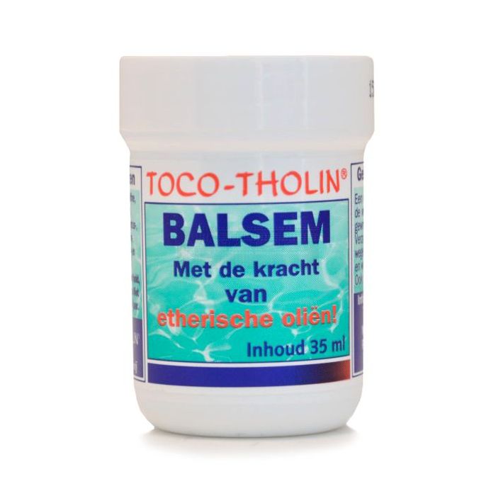Toco Tholin balsem mild potje 35 ml – verzachtende balsem voor luchtwegen en spieren
