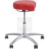 Tabouret Zadelzit met ringbediening en aluminium voet