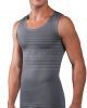 Body Encircled Compression Tanktop grijs zijkant
