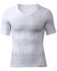 Knap'man Body Encircled Compressie Shirt met  V-hals UltraThin wit voorzijde