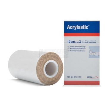 Acrylastic 10 cm x 4,5 meter per stuk verpakt