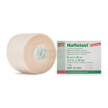 Haftelast fixatiewindsel latexvrij 6 cm x 20 meter beige