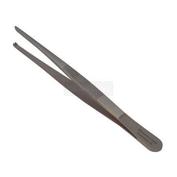 Chirurgisch Pincet - recht - 1 x 2 tanden - RVS - 14 cm