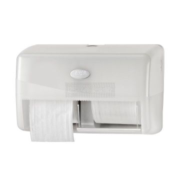 Pearl White duo toiletrolhouder - coreless (250201-250202)