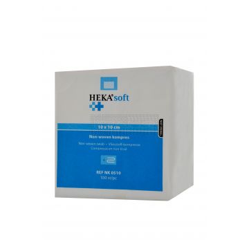 Gaaskompres nonwoven 10 cm x 10 cm à 100 stuks