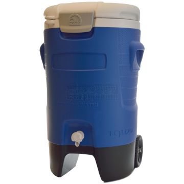 Igloo drankcontrainer met trolley 19 liter blauw