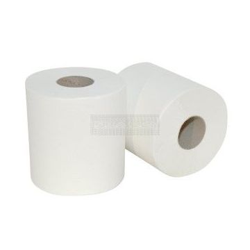 MIDI Euro cellulose poetsrol 2-laags 20 cm x 160 meter geperforeerd zonder koker centerfeed