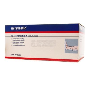 Acrylastic 10 cm x 4,5 meter grootverpakking à 12 stuks