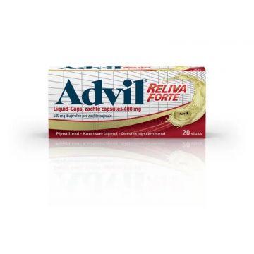 Advil liquid caps 400 mg à 20 stuks