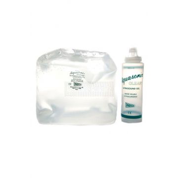 Aquasonic Clear contact gel - ultrasound gel 5000 ml - 5 liter is zeer geschikt voor doppler en echo-apparatuur. Aquasonic neutrale, reukloze contactgel voor ultrageluid- en echotherapie met een neutrale pH-waarde en een uitgekiende viscositeit. Door de b
