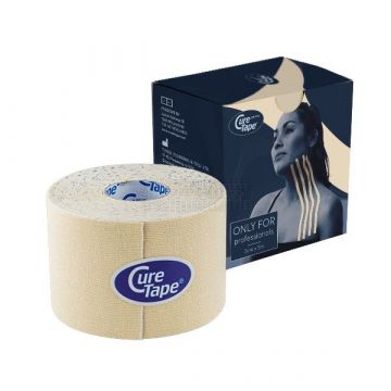 CureTape Gentle 5 cm x 5 meter sensitive wrs - ecru