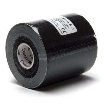 Dream K tape 7,5 cm x 5 meter zwart