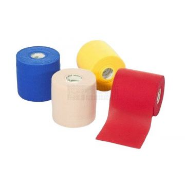 Haftelast fixatiewindsel latexvrij 8 cm x 20 meter blauw