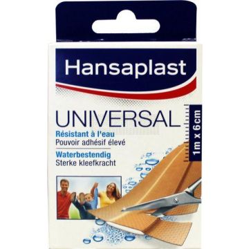 Hansaplast universal waterbestendig 6 cm x 1 meter