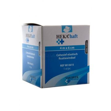 Hekahaft fixatiewindsel 4 cm x 4 meter