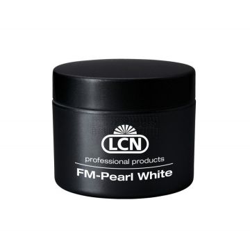 LCN FM Pearl White lichtuithardende gel (French) 10 ml
