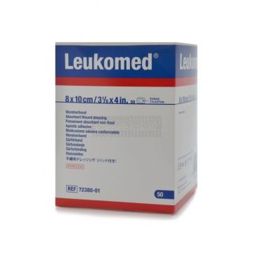 LeukoMed eilandpleister steriel 8 cm x 10 cm doosje