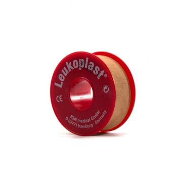 Leukoplast beige fixatiepleister 2,5 cm x 9,2 meter