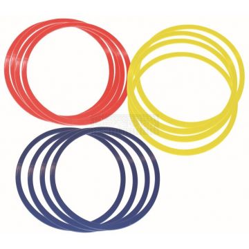 Hoepels Ø 40 cm à 12 stuks inclusief opbergtas