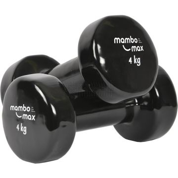 Vinyl dumbells 4 kg per paar blauw