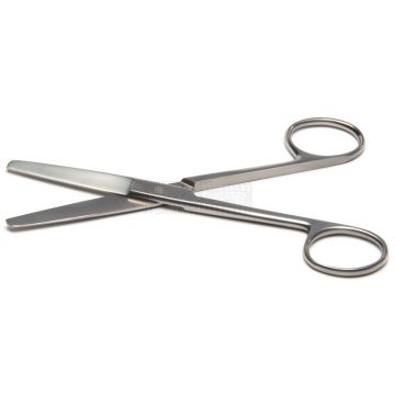 Schaar stomp - stomp 14 cm rvs uitvoering