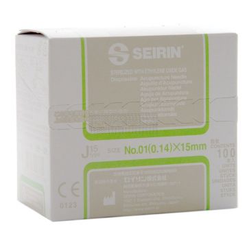 Seirin Type J naalden 0,14 mm x 15 mm FRAMO
