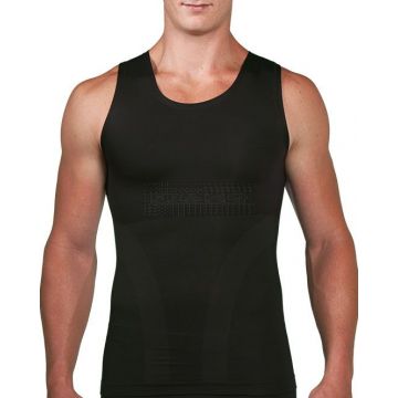 Body Encircled Compression Tanktop zwart voorkant