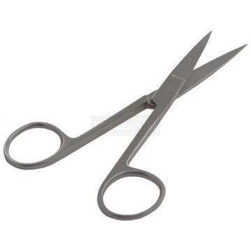 Vellenschaartje gebogen 11 cm rvs uitvoering