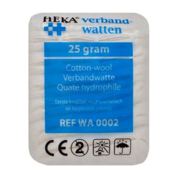 Verbandwatten zak à 25 gram