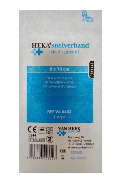 Snelverband steriel Nr.3 10 cm x 12 cm gerold model